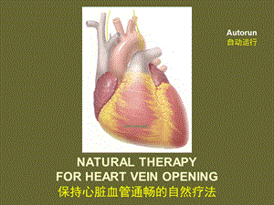 保持心脏血管通畅的自然疗法.ppt