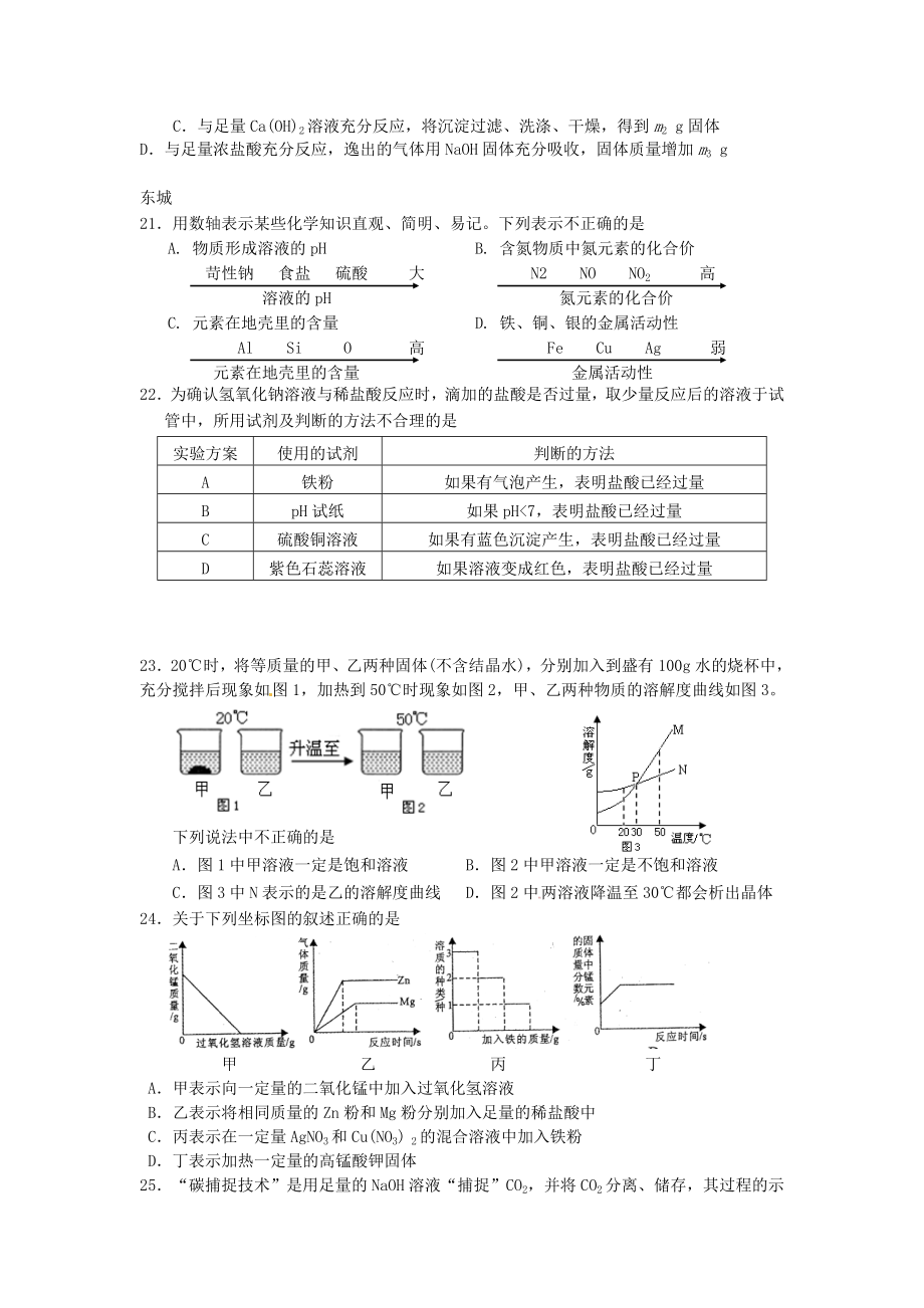 2020年北京中考化学二模分类汇编-选择题.doc_第3页