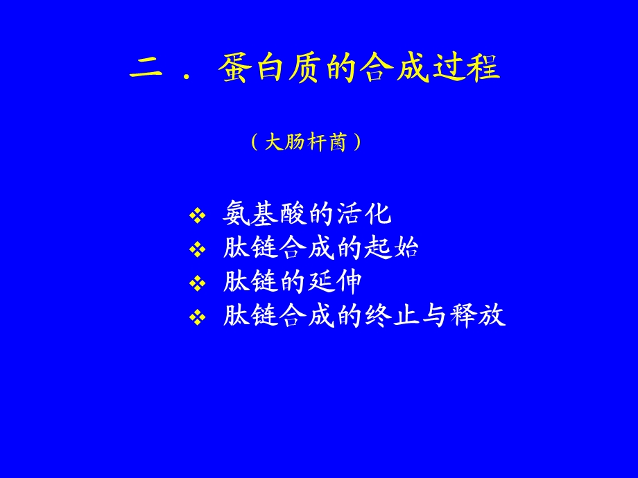 0蛋白质的合成过程.ppt_第1页