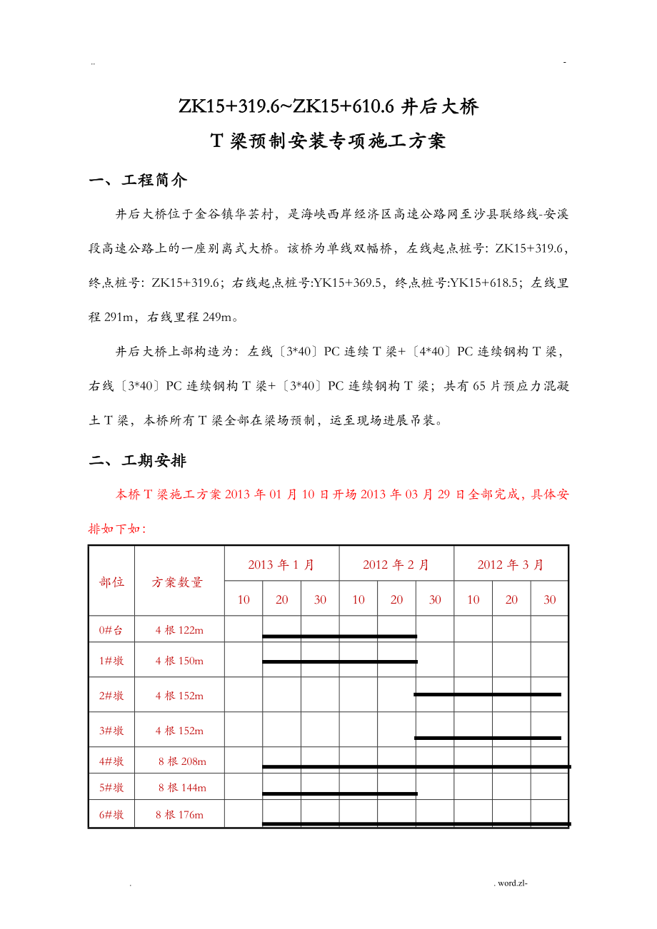 T梁预制安装专项施工方案及对策.doc_第2页