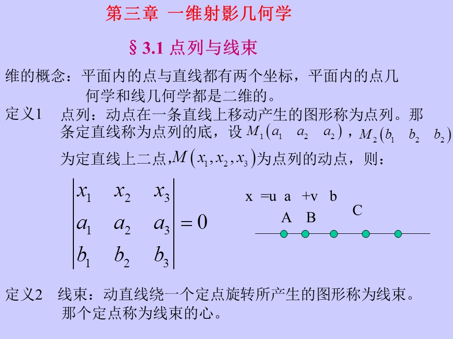 一维射影几何学.ppt_第1页