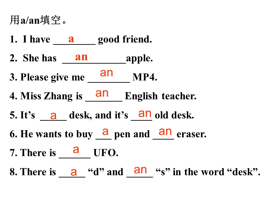 七年级上册冠词a,an的用法.ppt_第3页