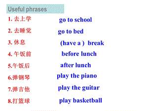 七年级英语上册频率副词及词组.ppt