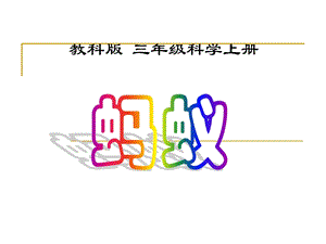 三年级科学上蚂蚁.ppt