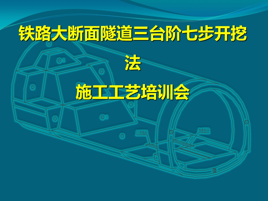 三台阶七步法演示(黄土隧道) .ppt_第1页