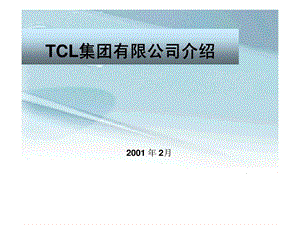 tcl集团公司中文介绍.ppt