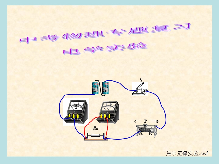 中考物理总复习电学实验专题(ppt课件).ppt_第1页