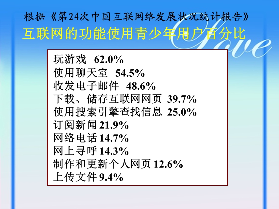 主题班会认识网络远离网瘾.ppt_第2页