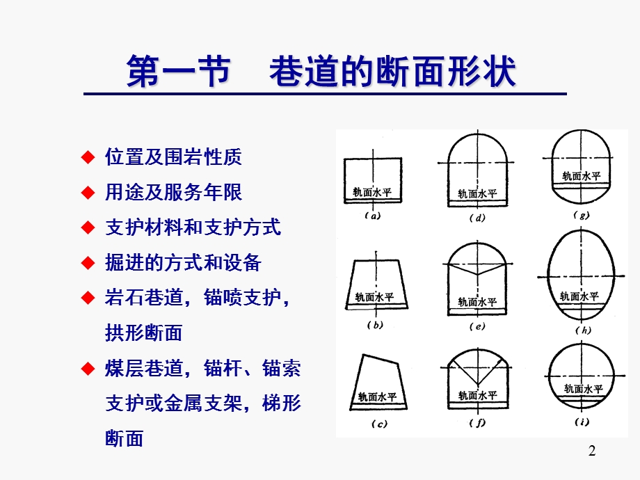 井巷施工技术4、巷道断面设计.ppt_第2页