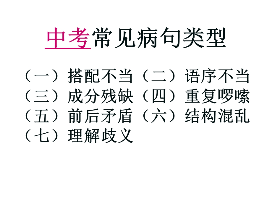 中考常见病句类型.ppt_第2页