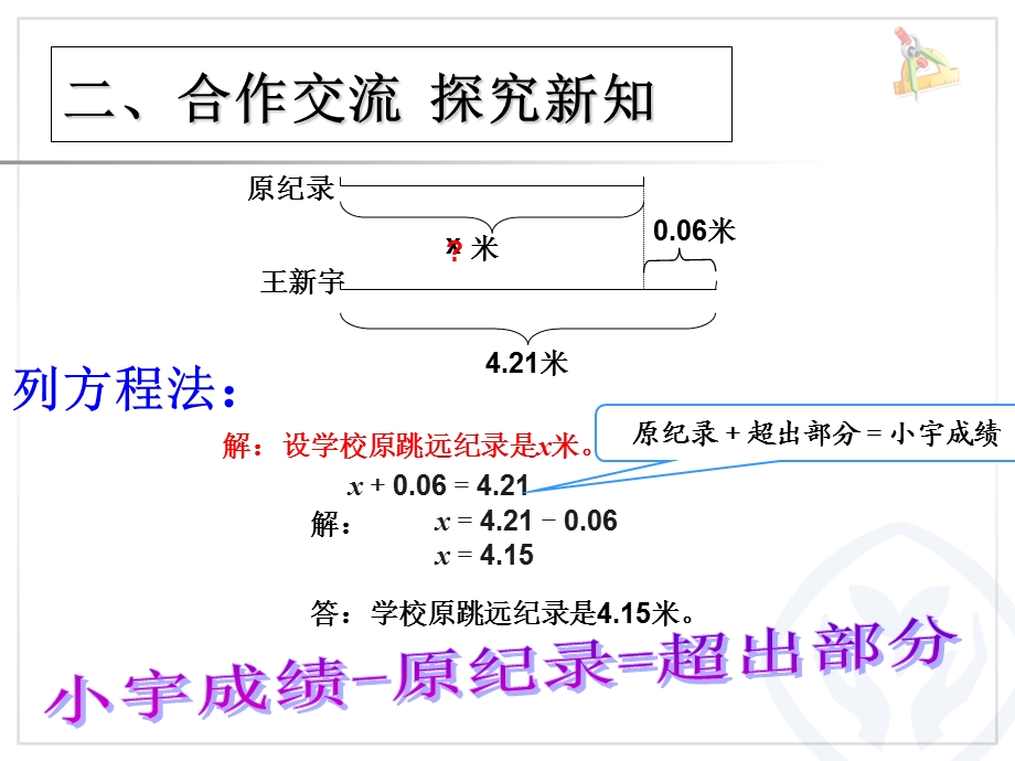 五年级上册简易方程实际问题与方程例.ppt_第3页