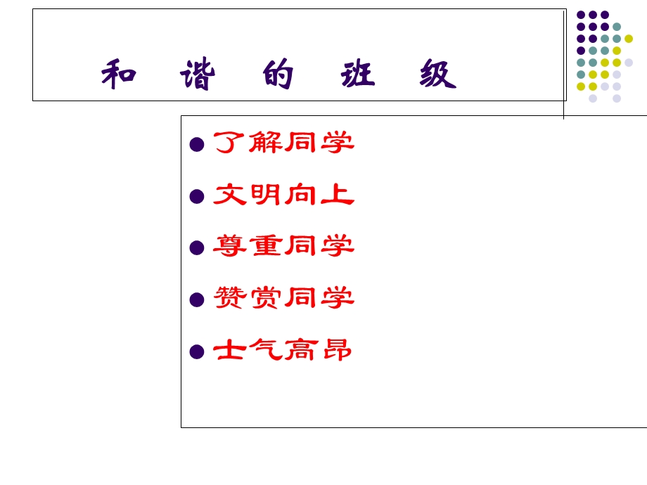 主题班会：处理同学关系-构建和谐班级.ppt_第3页