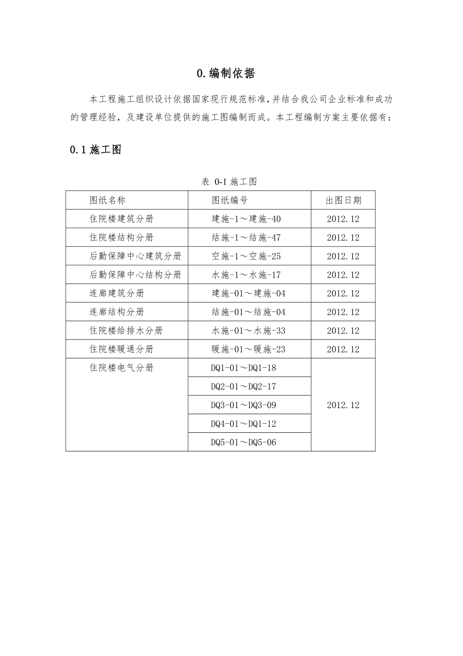 XX医院二期工程施工组织设计.doc_第1页