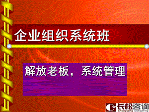 企业组织系统班.ppt