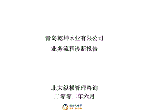 业务流程诊断报告.ppt