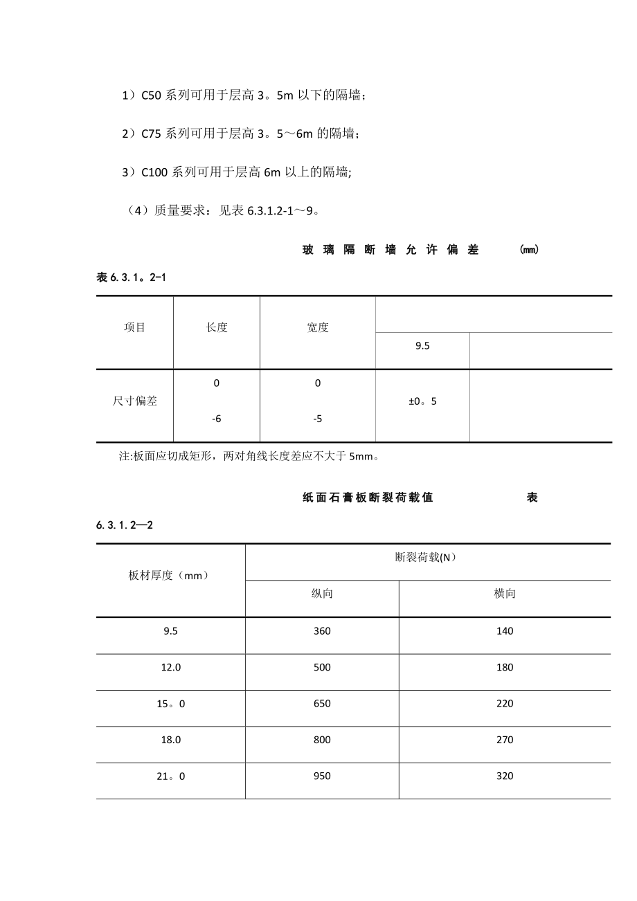 【整理版施工方案】轻钢龙骨隔断墙施工工艺标准49548.doc_第2页