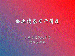 企业债券发行讲座.ppt