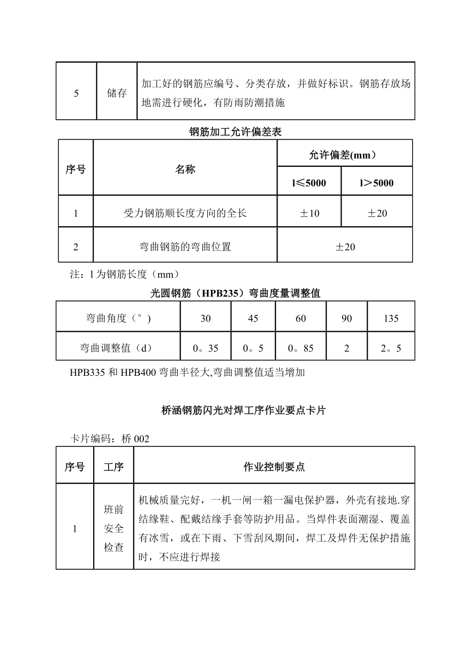 【整理版施工方案】桥梁施工工序作业卡片.doc_第2页