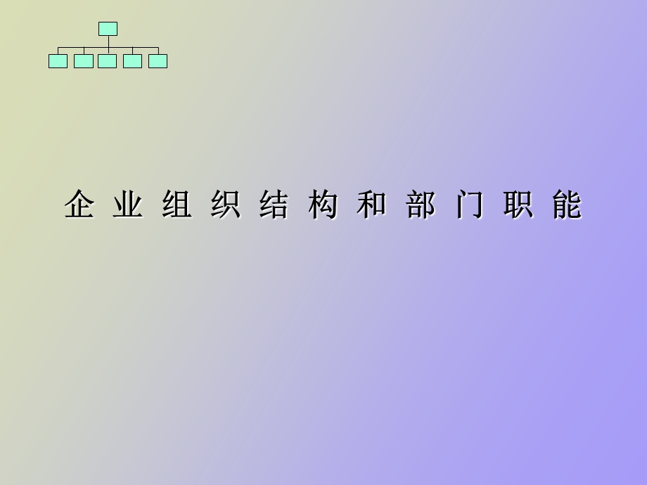 企业组织结构与部门职能.ppt_第1页