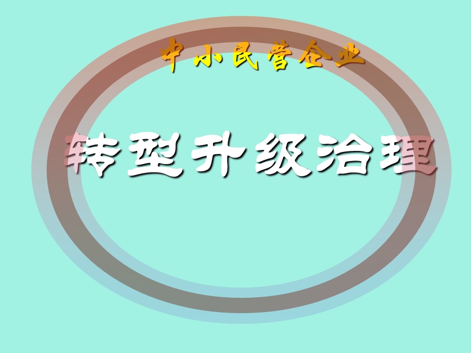 中小民营企业转型升级治理.ppt_第1页