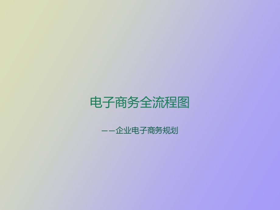 企业电子商务设计方案.ppt_第1页