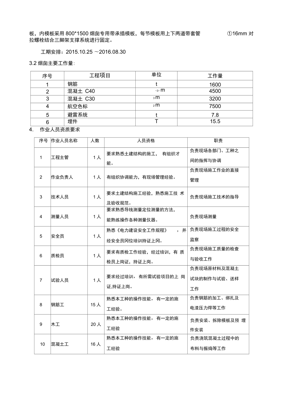 XX项目210m双玻璃钢内筒烟囱筒壁施工方案baoshen.docx_第3页