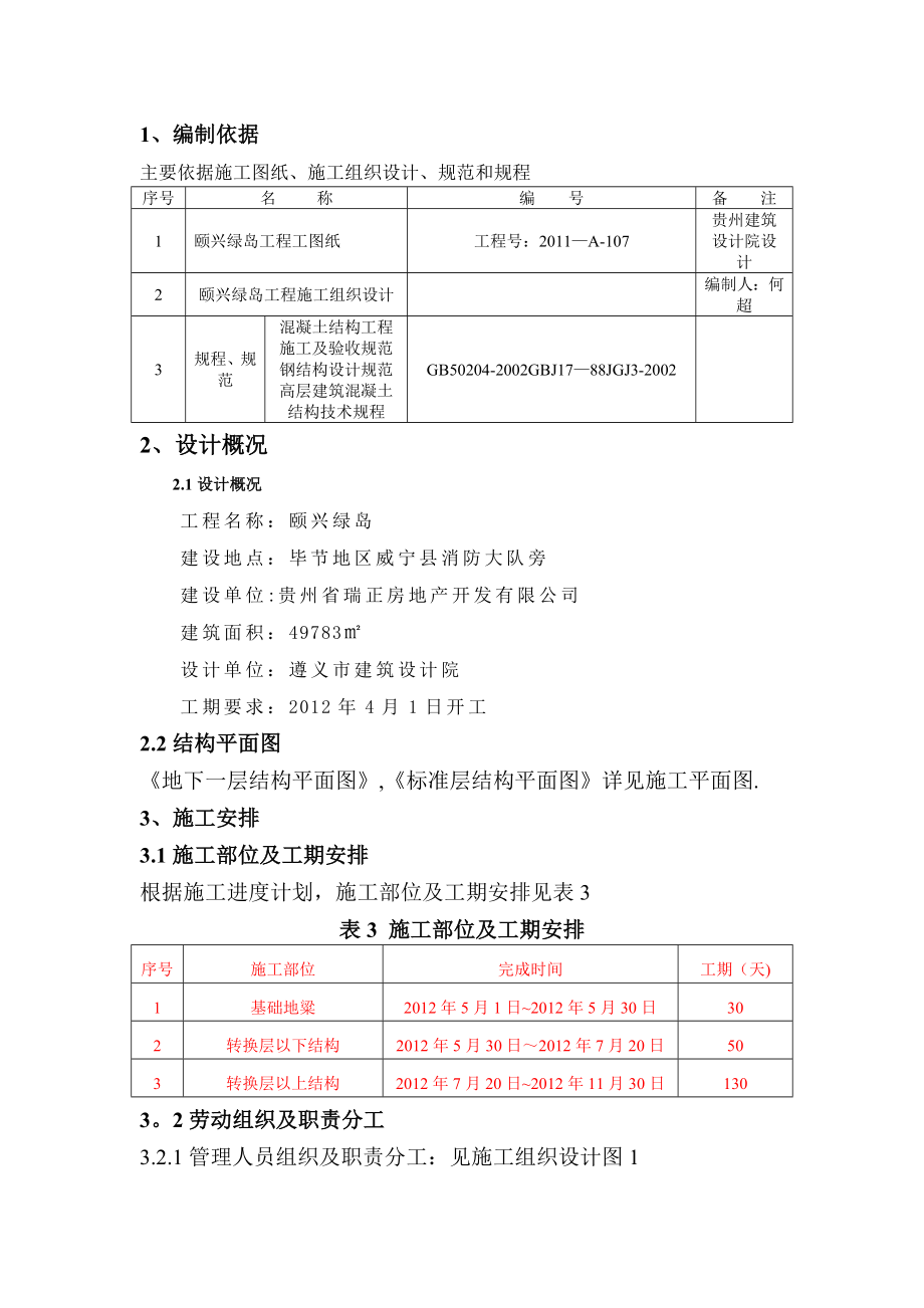 【建筑施工方案】模板工程施工方案.doc_第1页