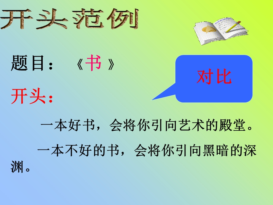 中考作文开头训练.ppt_第3页