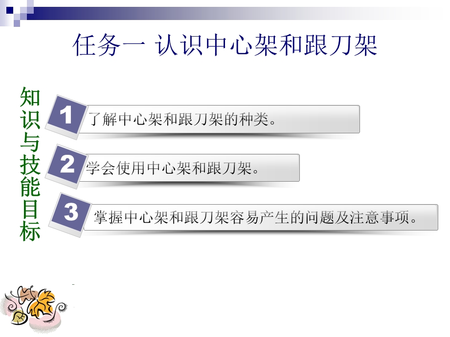 任务一认识中心架和跟刀架.ppt_第2页