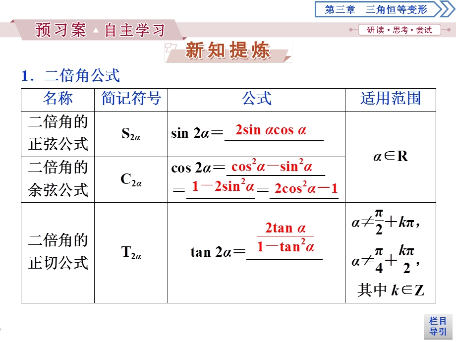 二倍角公式及其变形公式.ppt_第2页