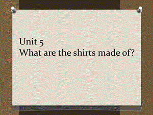 九年级上册Unit5PPT.ppt