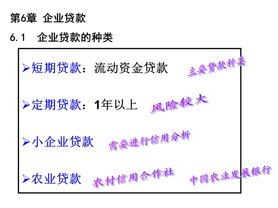 企业贷款企业贷款的种类.ppt_第1页