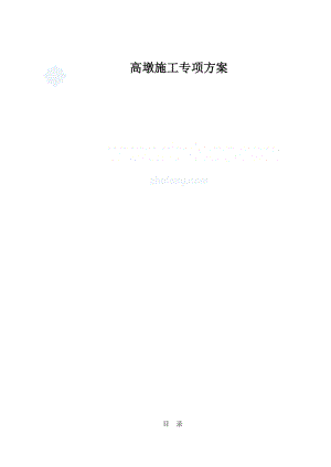 【施工方案】高墩专项施工方案.doc