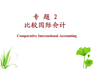 专题二比较会计模式.ppt