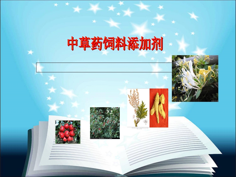 中草药饲料添加剂.ppt_第1页