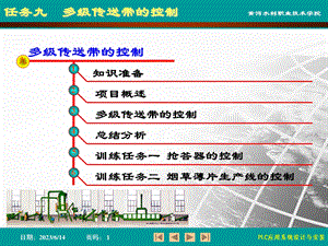 任务九多级传送带的控制.ppt