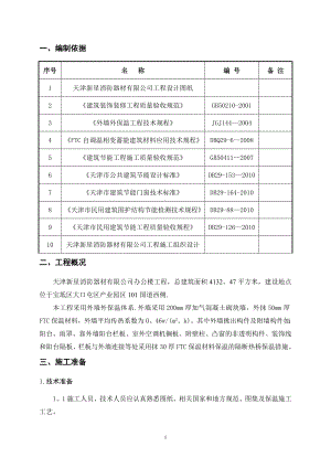 【施工方案】FTC外墙保温工程施工方案.doc