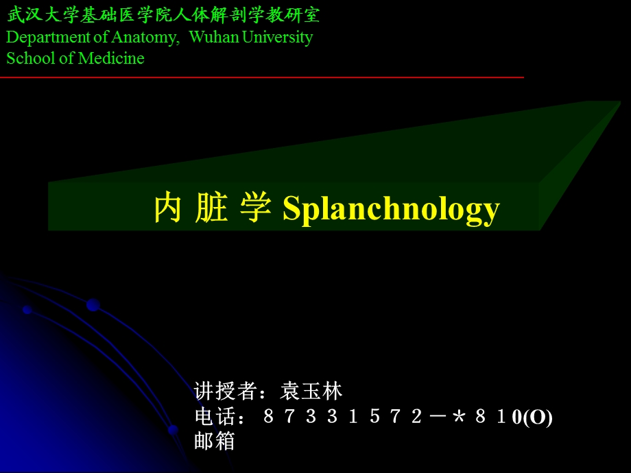 人体解剖内脏学(药学系).ppt_第1页