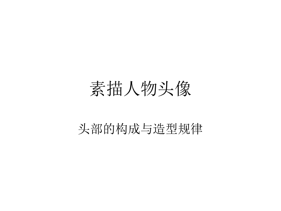 人物头部结构比例.ppt_第1页