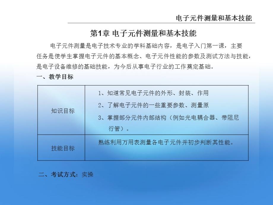 中级电子技术操作与考核-家用电子产品维修工上.ppt_第2页