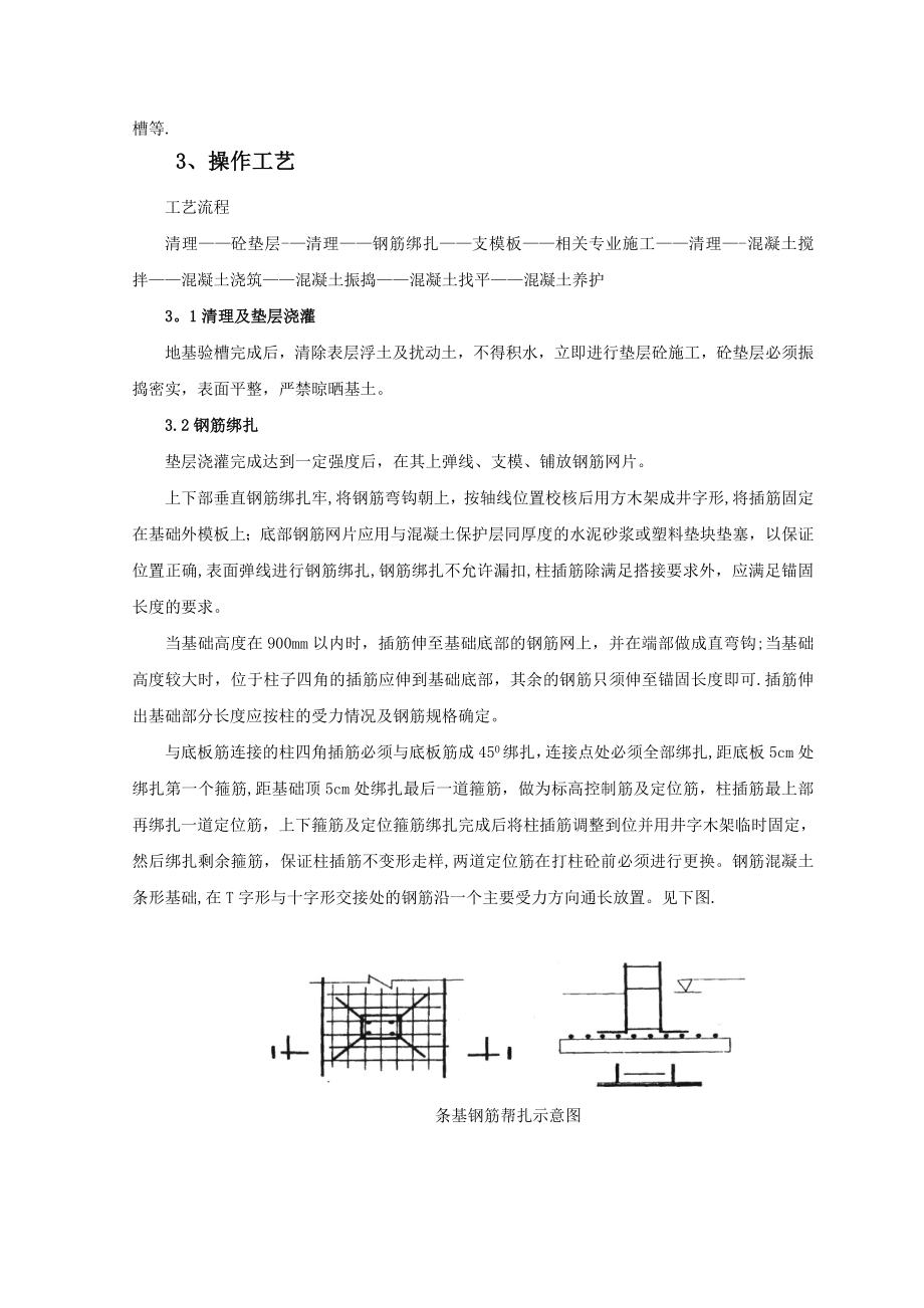 【施工管理】条形基础分项工程施工工艺标准.doc_第2页