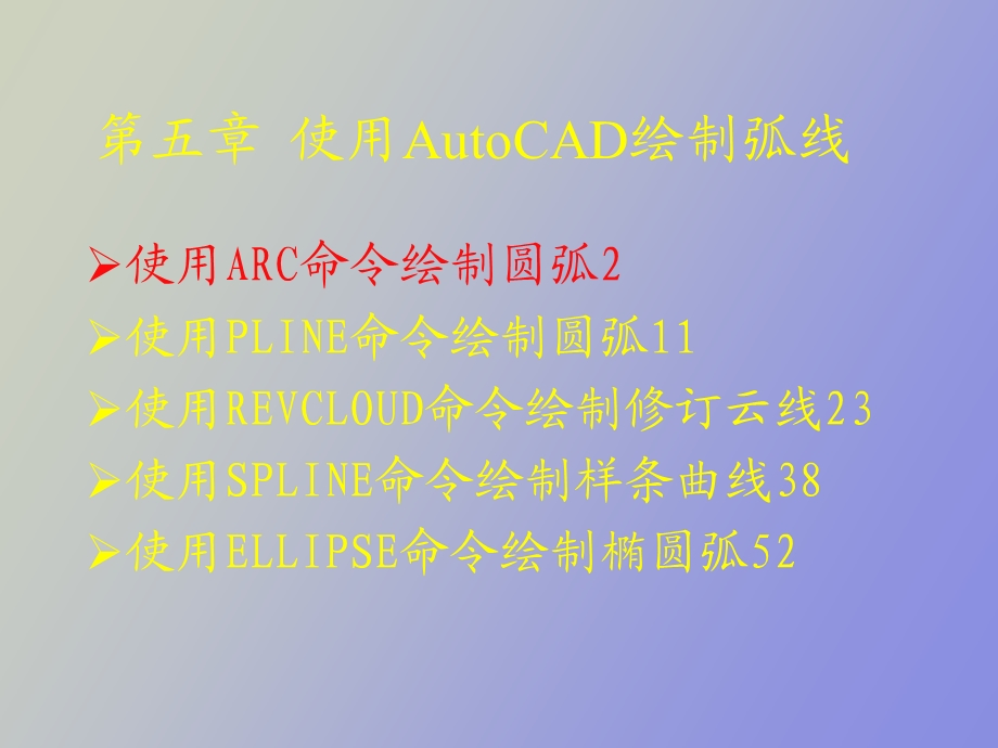 使用AutoCAD绘制弧线.ppt_第1页