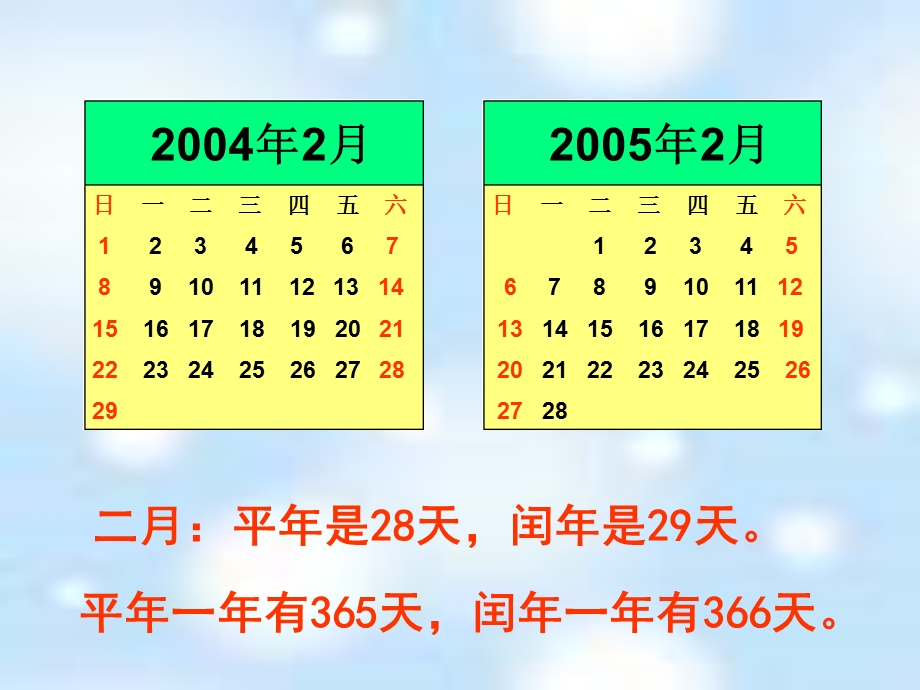 人教课标版三年下平年闰年.ppt_第3页