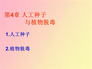 人工种子与脱毒.ppt