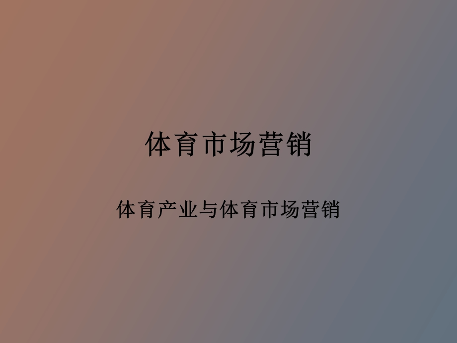 体育产业与体育市场营销.ppt_第1页