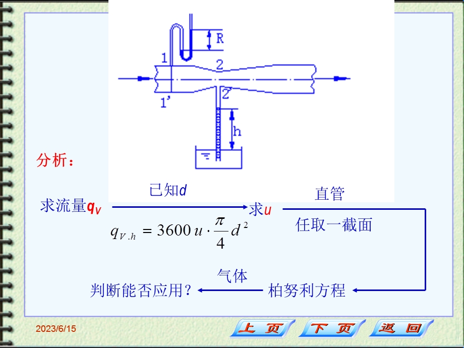 伯努利方程的应用(例题).ppt_第2页