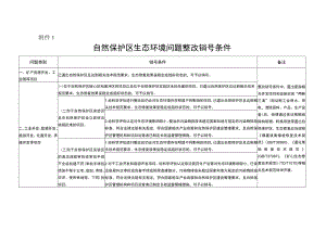 自然保护区生态环境问题整改销号条件.docx