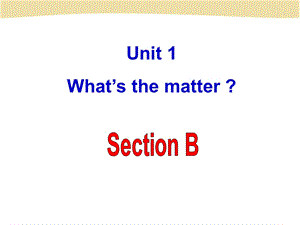 人教版八年级下册英语unit1SectionB.ppt