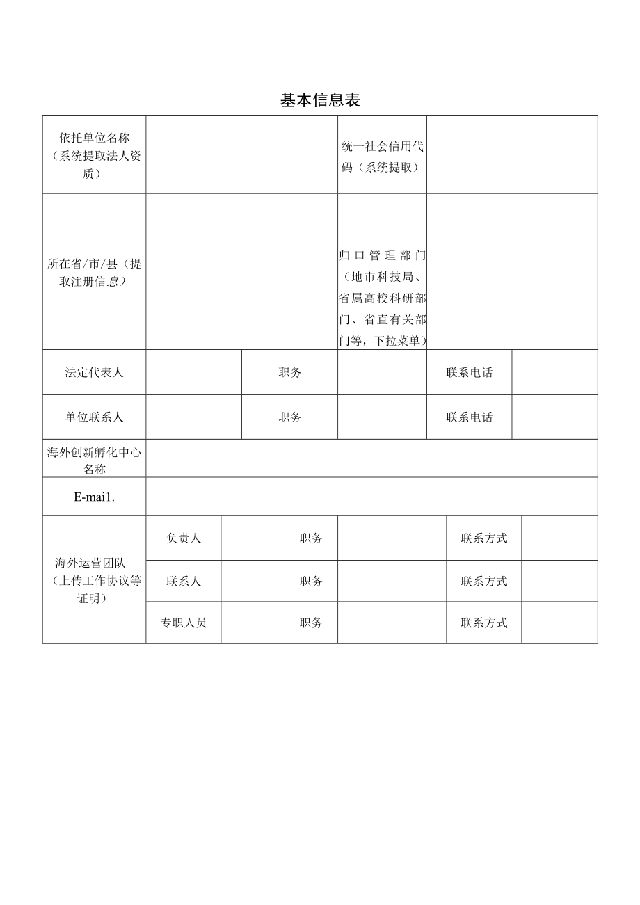 浙江省海外创新孵化中心申报书.docx_第2页