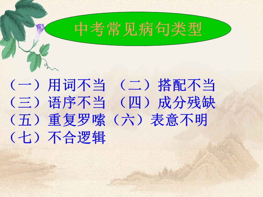 中考复习-病句辨析及修改分析.ppt_第2页